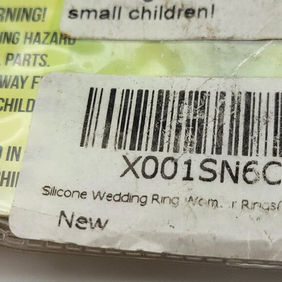 Rinfit Silicone Wedding Ring Band Set Of 5 Multicolor Unisex OS New - Picture 8 of 8